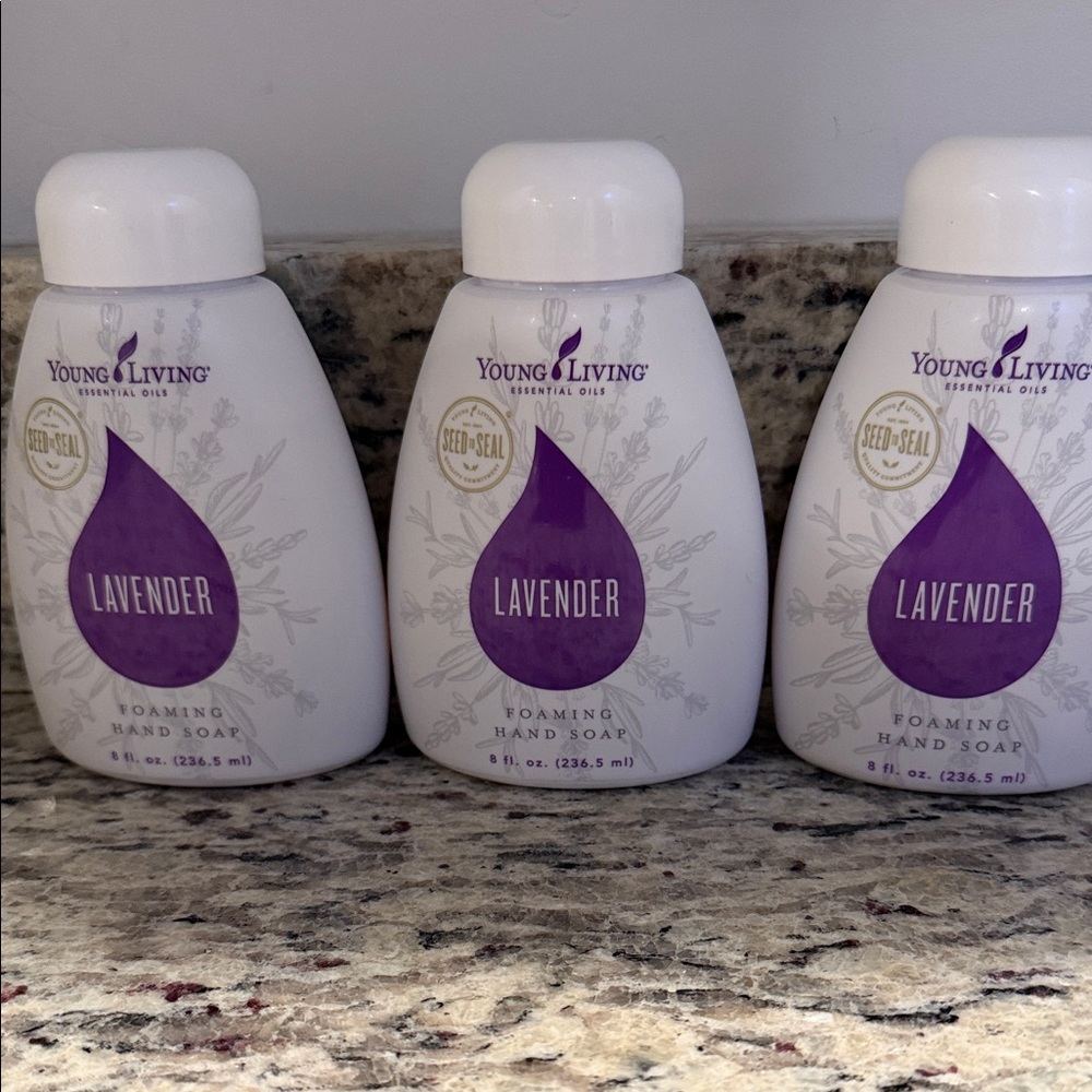 Young Living Lavender Foaming Hand Soap Trio